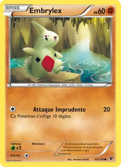 Carte Pokémon Embrylex 40 — Impact des Destins