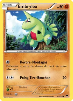 Carte Pokémon Embrylex 41 — Impact des Destins