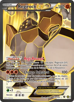 Carte Pokémon Regirock EX 43 — Impact des Destins