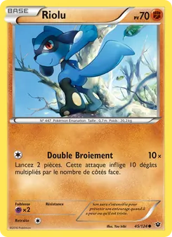 Carte Pokémon Riolu 45 — Impact des Destins