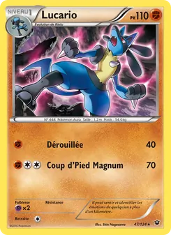 Carte Pokémon Lucario 47 — Impact des Destins
