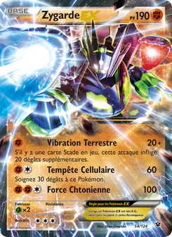 Carte Pokémon Zygarde EX 54 — Impact des Destins