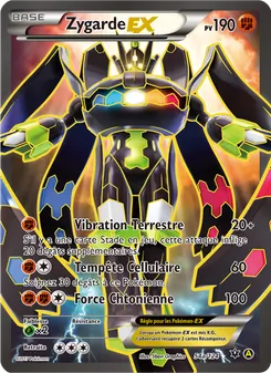 Carte Pokémon Zygarde EX 54a — Impact des Destins