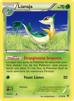 Carte Pokémon Lianaja 6 — Impact des Destins
