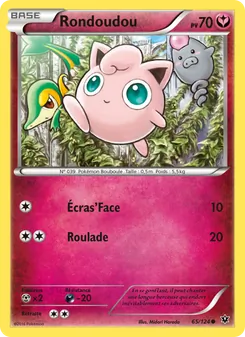 Carte Pokémon Rondoudou 65 — Impact des Destins