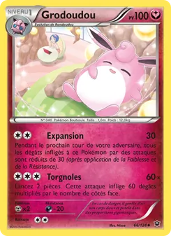 Carte Pokémon Grodoudou 66 — Impact des Destins