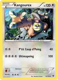 Carte Pokémon Kangourex 75 — Impact des Destins