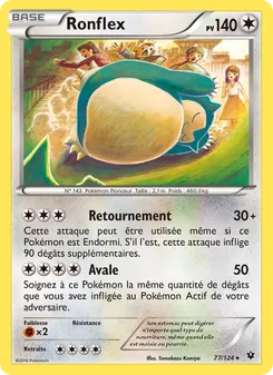 Carte Pokémon Ronflex 77 — Impact des Destins