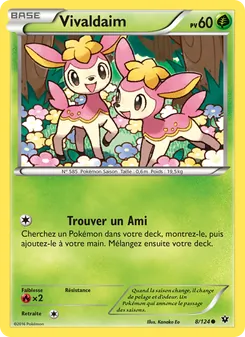 Carte Pokémon Vivaldaim 8 — Impact des Destins