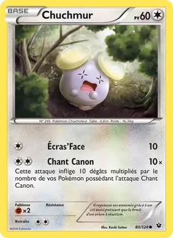 Carte Pokémon Chuchmur 80 — Impact des Destins