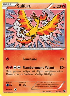 Carte Pokémon Sulfura 9 — Impact des Destins