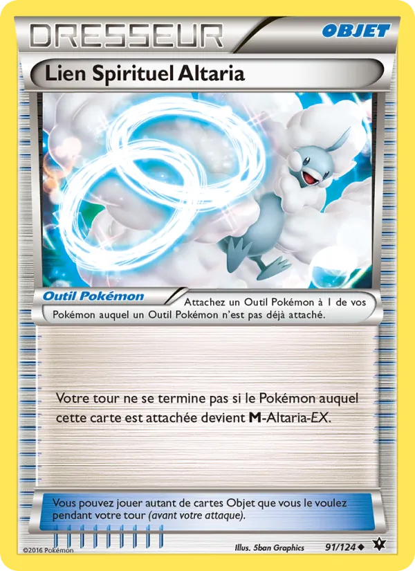 Carte Pokémon Lien Spirituel Altaria 91/124 de l'extension Impact des Destins