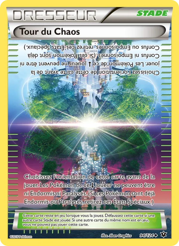 Carte Pokémon Tour du Chaos 94/124 de l'extension Impact des Destins