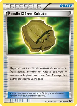 Carte Pokémon Fossile Dôme Kabuto 96 — Impact des Destins