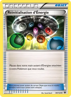 Carte Pokémon Réinitialisation d'Énergie 98 — Impact des Destins