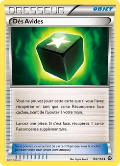 Carte Pokémon Dés Avides 102 — Offensive Vapeur