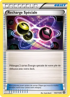 Carte Pokémon Recharge Spéciale 105 — Offensive Vapeur