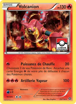Carte Pokémon Volcanion 25
