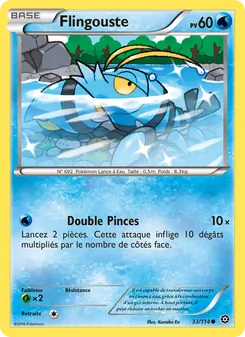 Carte Pokémon Flingouste 33