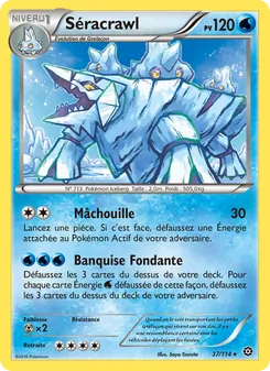 Carte Pokémon Séracrawl 37