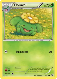 Carte Pokémon Floravol 4 — Offensive Vapeur