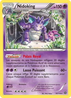 Carte Pokémon Nidoking 45