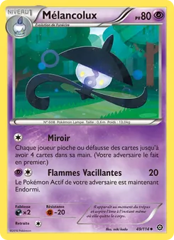 Carte Pokémon Mélancolux 49