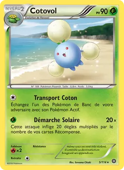 Carte Pokémon Cotovol 5 — Offensive Vapeur