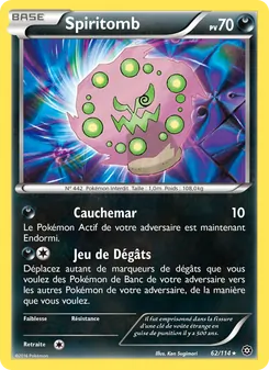 Carte Pokémon Spiritomb 62