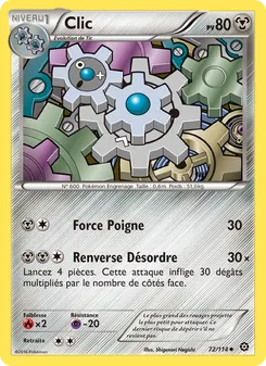 Carte Pokémon Clic 72