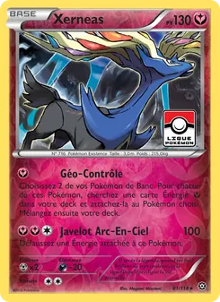 Carte Pokémon Xerneas 81 — Offensive Vapeur