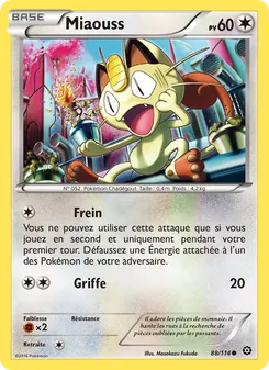 Carte Pokémon Miaouss 88