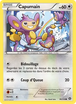 Carte Pokémon Capumain 90