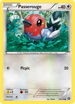 Carte Pokémon Passerouge 94 — Offensive Vapeur