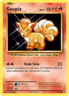 Carte Pokémon Goupix 14 — Évolutions