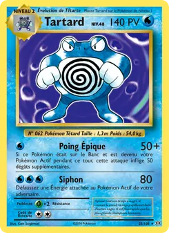 Carte Pokémon Tartard 25 — Évolutions