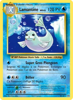 Carte Pokémon Lamantine 29 — Évolutions