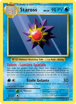 Carte Pokémon Staross 31