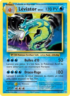 Carte Pokémon Léviator 34 — Évolutions