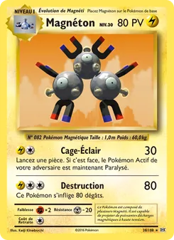 Carte Pokémon Magnéton 38
