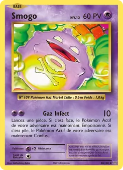 Carte Pokémon Smogo 50 — Évolutions