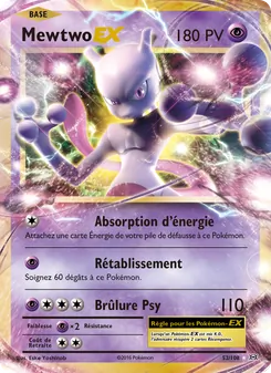 Carte Pokémon Mewtwo EX 52 — Évolutions
