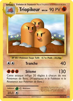 Carte Pokémon Triopikeur 56 — Évolutions