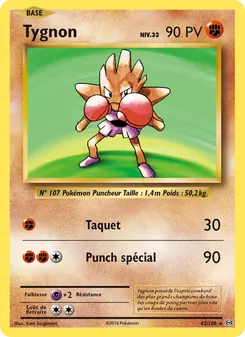 Carte Pokémon Tygnon 62 — Évolutions