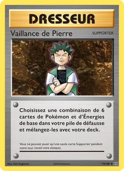 Carte Pokémon Vaillance de Pierre 74 — Évolutions