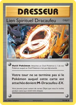 Carte Pokémon Lien Spirituel Dracaufeu 75 — Évolutions