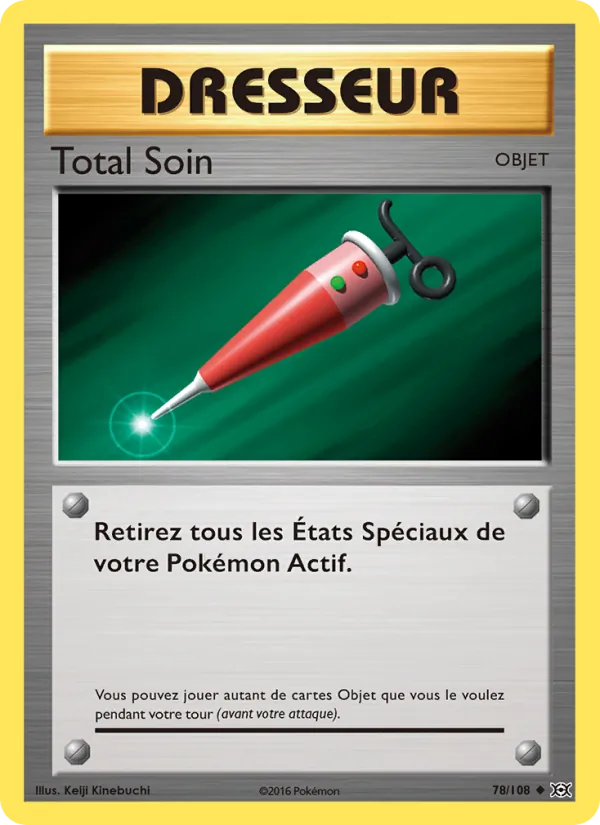 Carte Pokémon Total Soin 78/108 de l'extension Évolutions