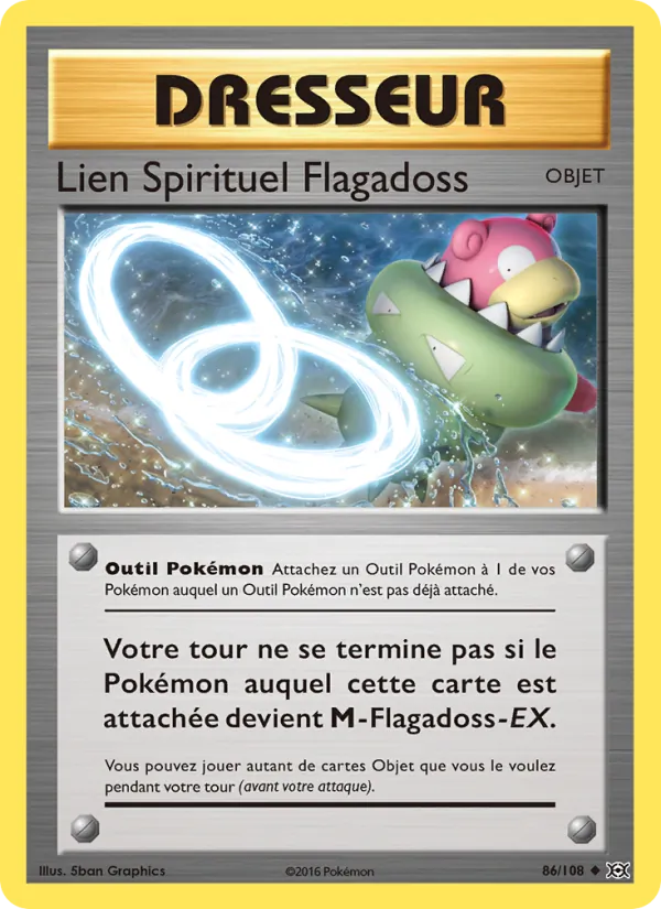 Carte Pokémon Lien Spirituel Flagadoss 86/108 de l'extension Évolutions