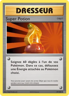 Carte Pokémon Super Potion 87 — Évolutions