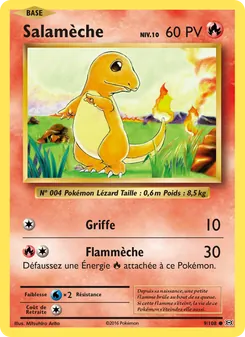 Carte Pokémon Salamèche 9 — Évolutions